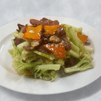 Best 台山菜花炒腊味 Sauteed Chinese Cauliflower w. Chinese Sausage in Elmhurst, NY