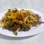 Best 大良牛柳絲 Shredded Beef with Celery in Brown Sauce in Elmhurst, NY
