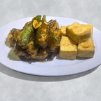 Best 百花酿三寶 Stuffed Peppers,Eggplant & Bean Curd w. Minced Shrimp in Elmhurst, NY