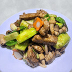 Best 勝瓜士的球 Sauteed Diced Beef w. Green Squash in Elmhurst, NY