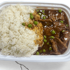 Best 免治牛肉飯 Chopped Beef w. Green Peas on Rice in Elmhurst, NY