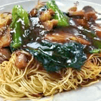 Best 叉烧炒面 Pan Fried Noodles w. Roast Pork in Elmhurst, NY